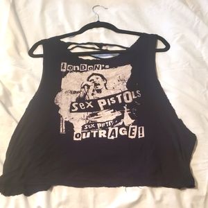 Sex pistols distressed tank